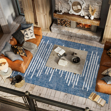 Zolak Berber Stripe Geometric Area Rug